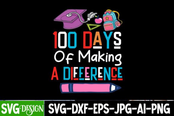 100 Days of Making a Difference SVG