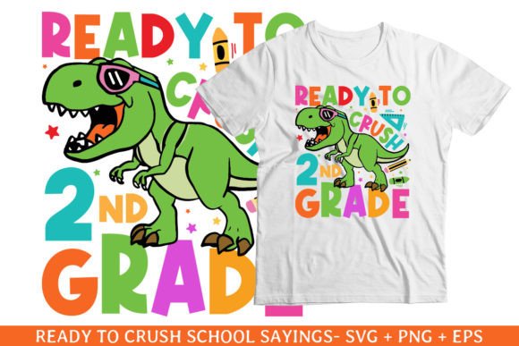 Crushed 2nd Grade of School SVG Design
