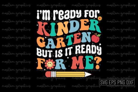 I m Ready for Kindergarten - Retro SVG