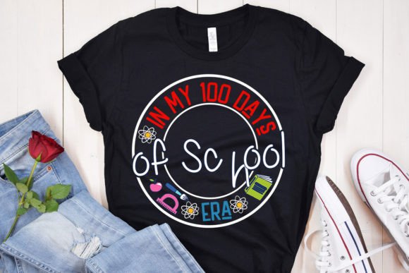 In My 100 Days of School Era SVG Design