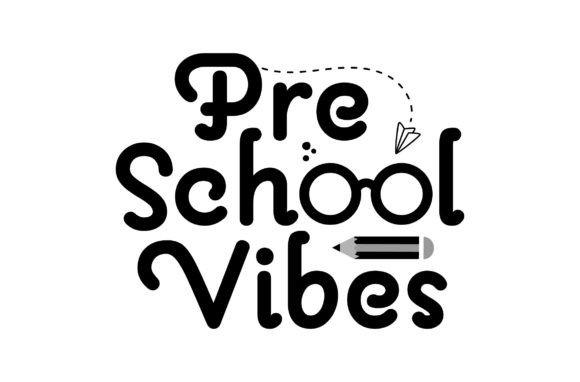 Pre School Vibes Svg Design: Graphics and Crafts for Creative Brands