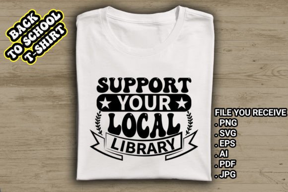 Support Your Local Library Graphics Freebies