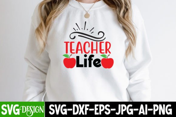 Teacher Life SVG Cut File Graphics