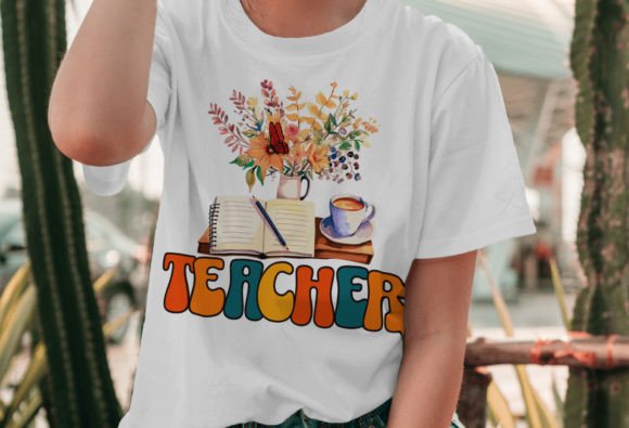 Teacher PNG, Retro Teacher Png Graphics