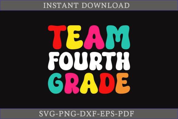 Team Fourth Grade T-shirt Design: Graphics for Real Projects