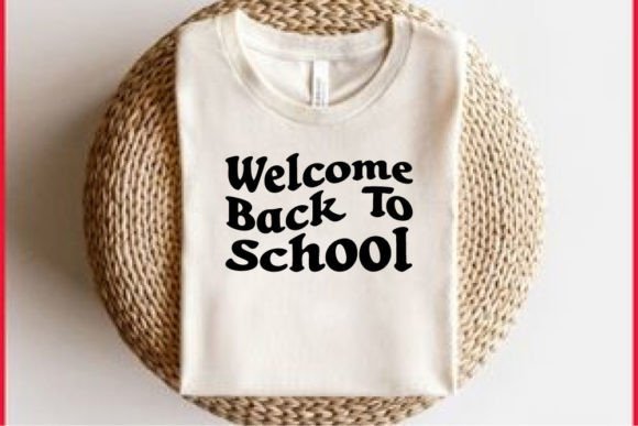 Unique Retro T-shirt Design, Welcome Bac Graphics